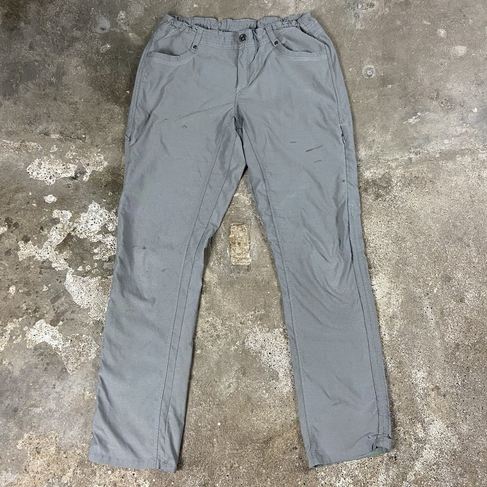 KÜHL Hiking Pants Women's Size 12 Gray Regular Straight Leg Outdoor Wear